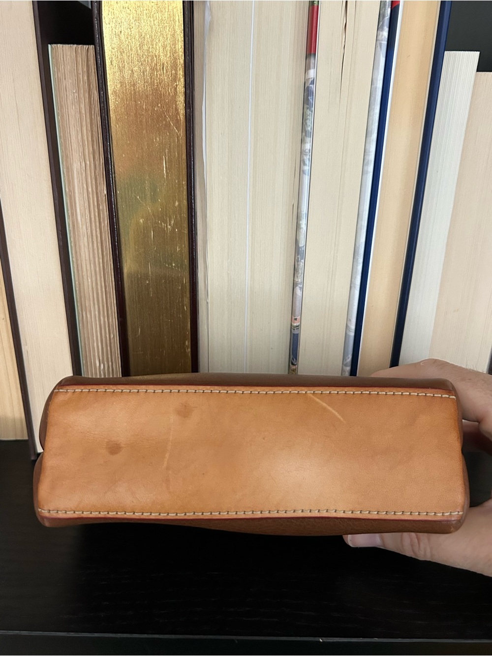 Dooney & Bourke Brown and Tan Cosmetics Bag - Picture 4 of 12